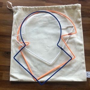 Loewe felt wire ART necklace